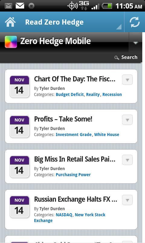 ZeroHedge Reader Mobile
