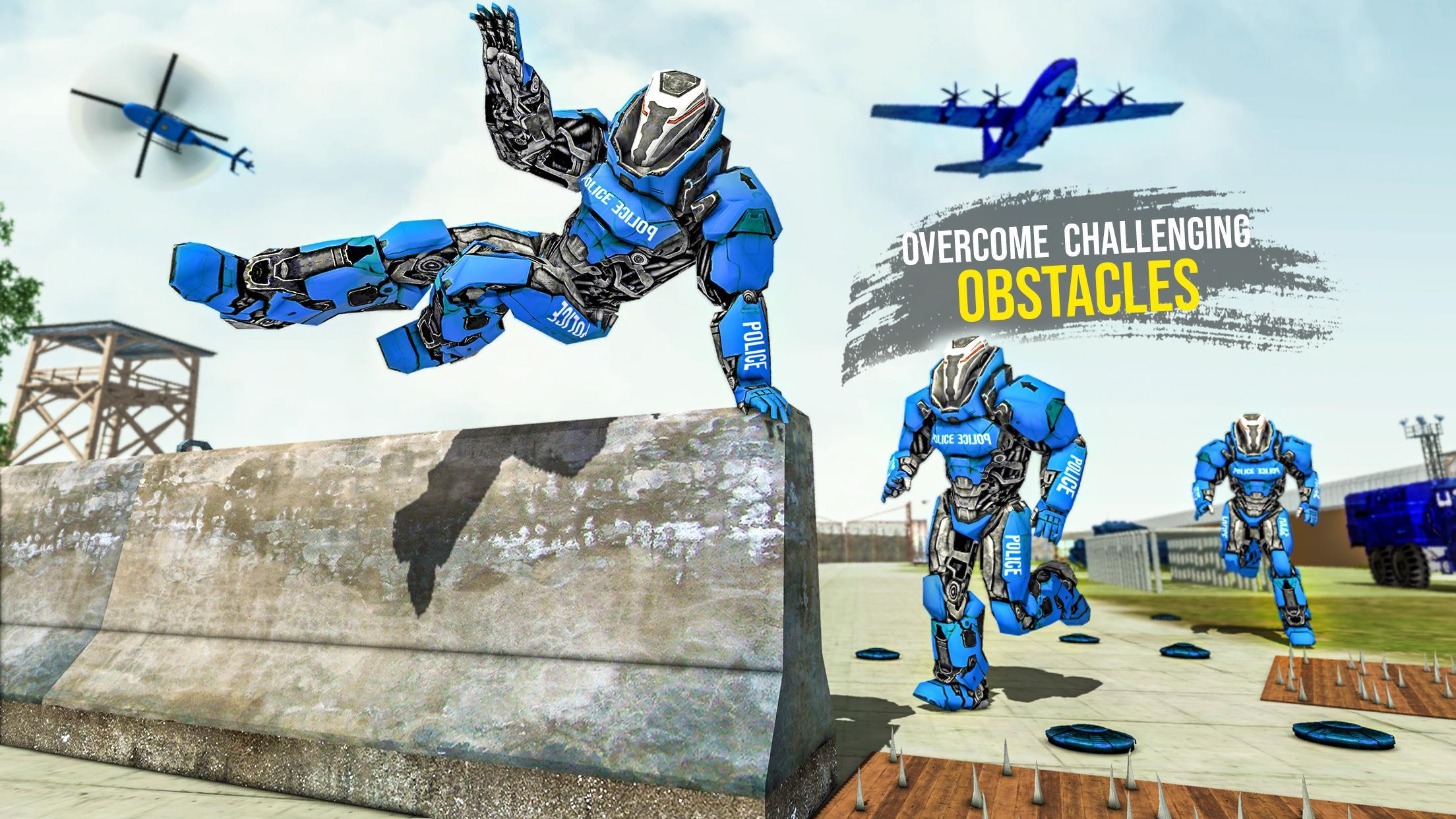 US Police Robot Chase Training: Special School