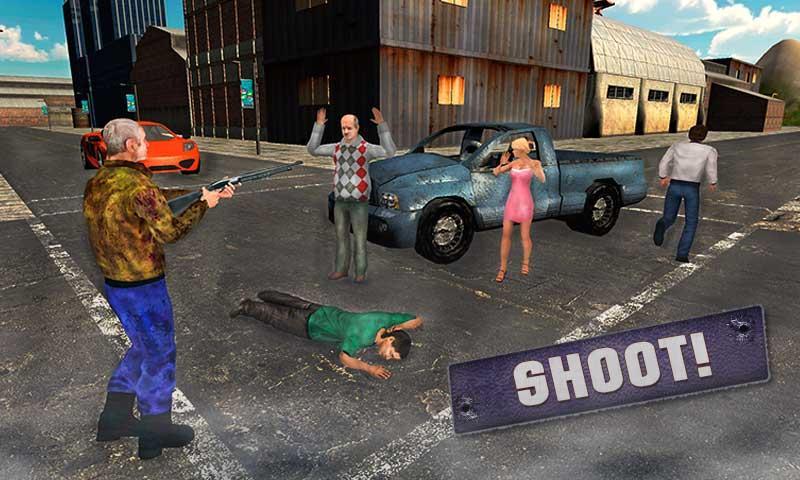 Crime Fighter Crazy Grandpa