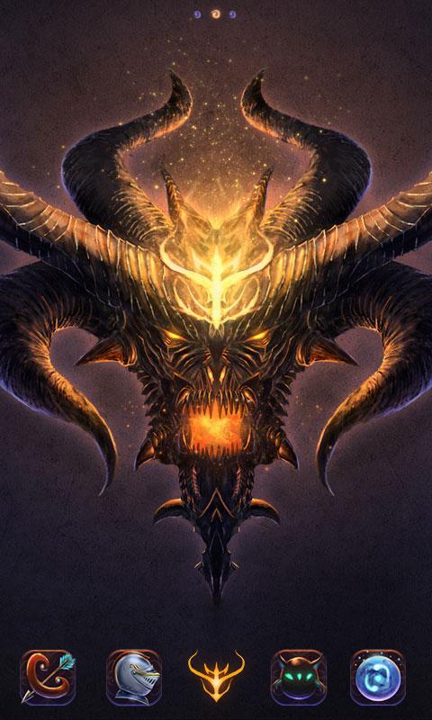 Darkon GO Launcher Theme