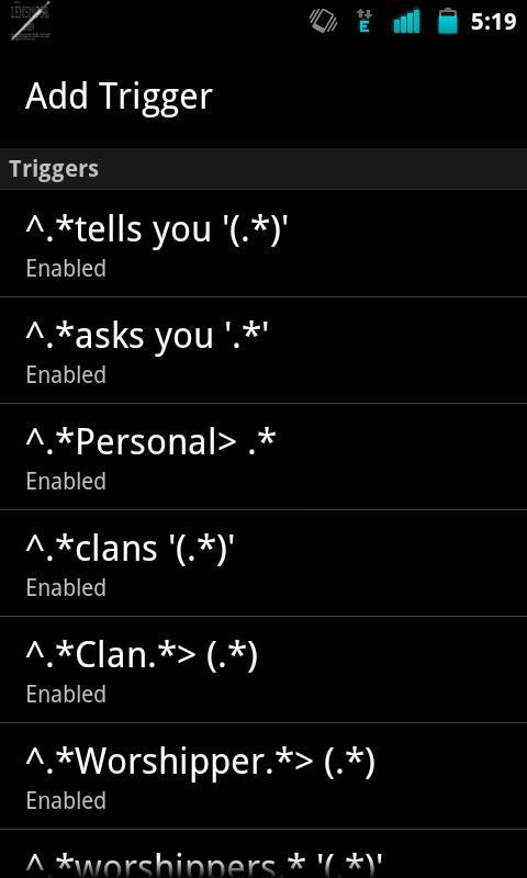 LensDroid Mud Client
