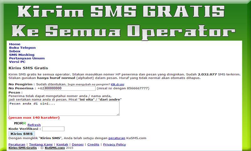 Kusms : Kirim SMS Gratis