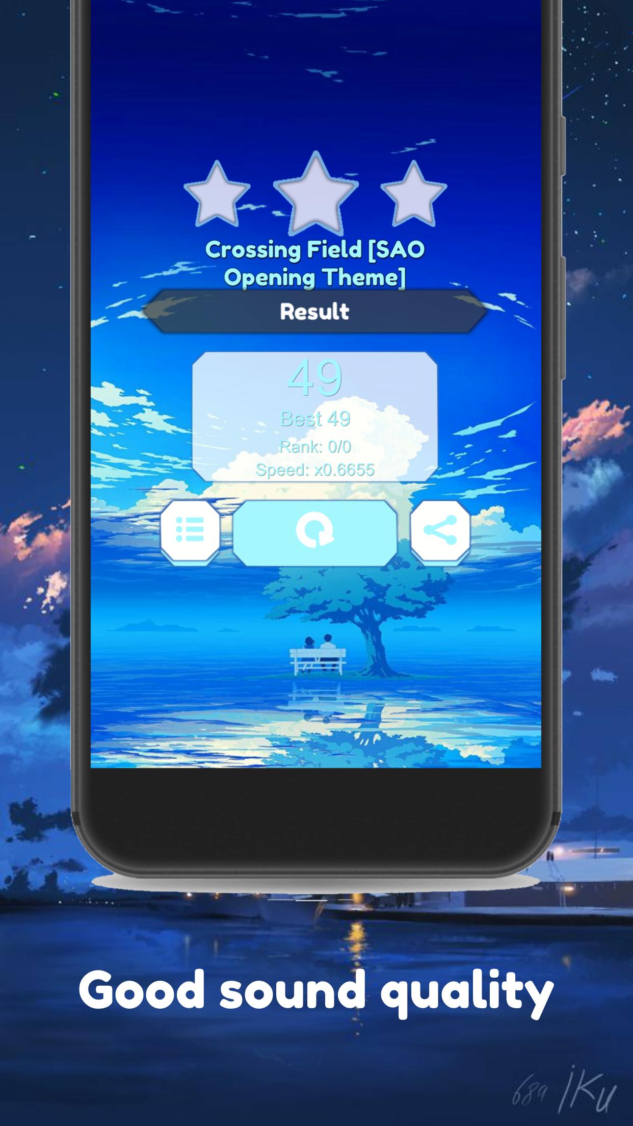 Sword Art Online SAO Anime Piano Magic Tiles