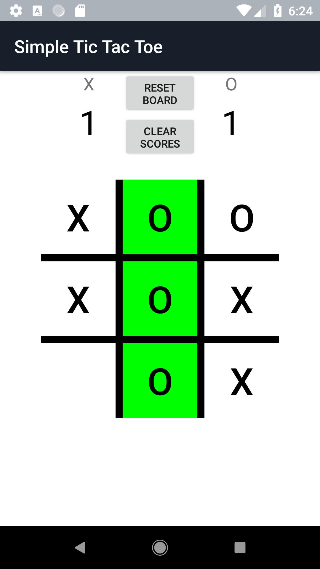 Simple Tic-Tac-Toe