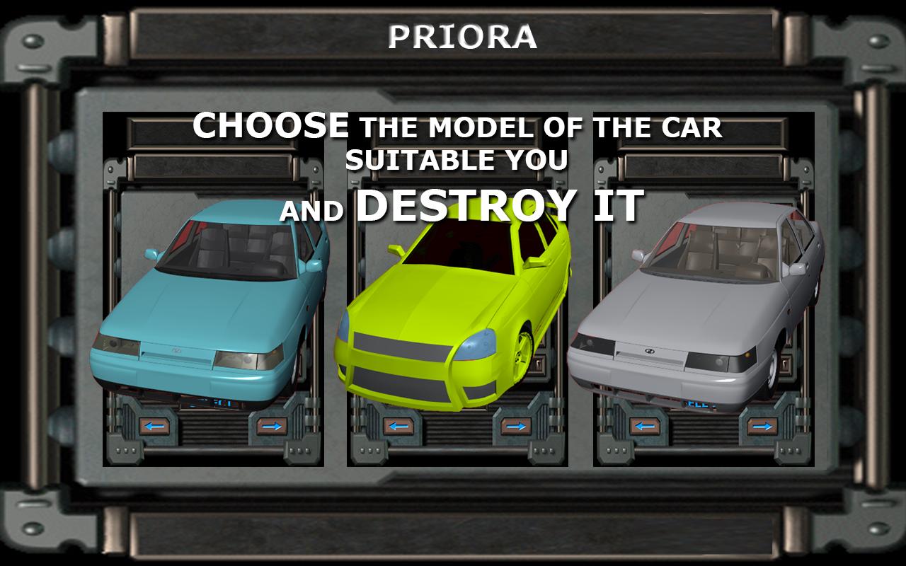 Car Crash VAZ Lada 2110 Priora