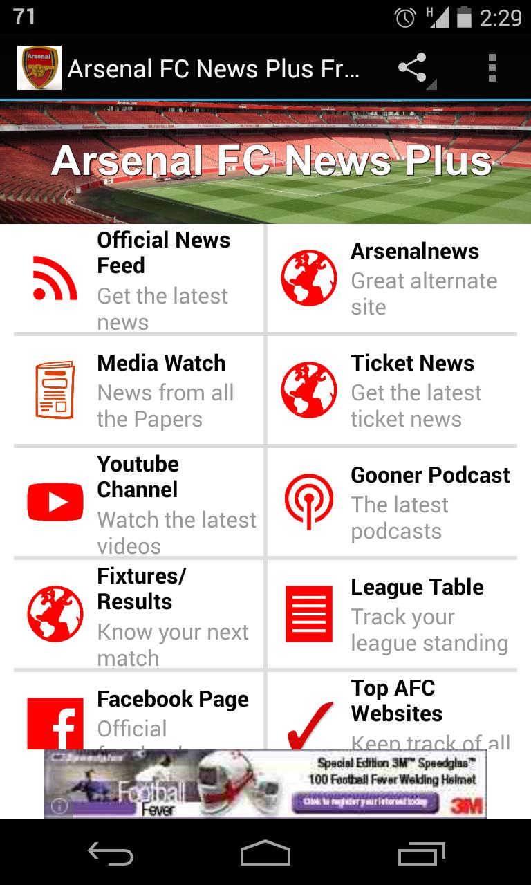 Arsenal FC News Plus Free