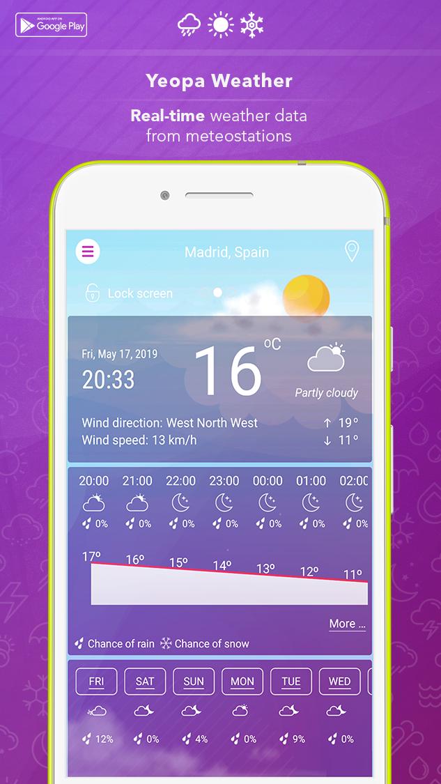 Yeopa Weather : Live Weather Forecast 2019