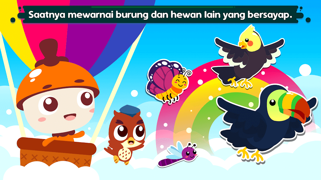 Marbel Mewarnai Hewan Udara