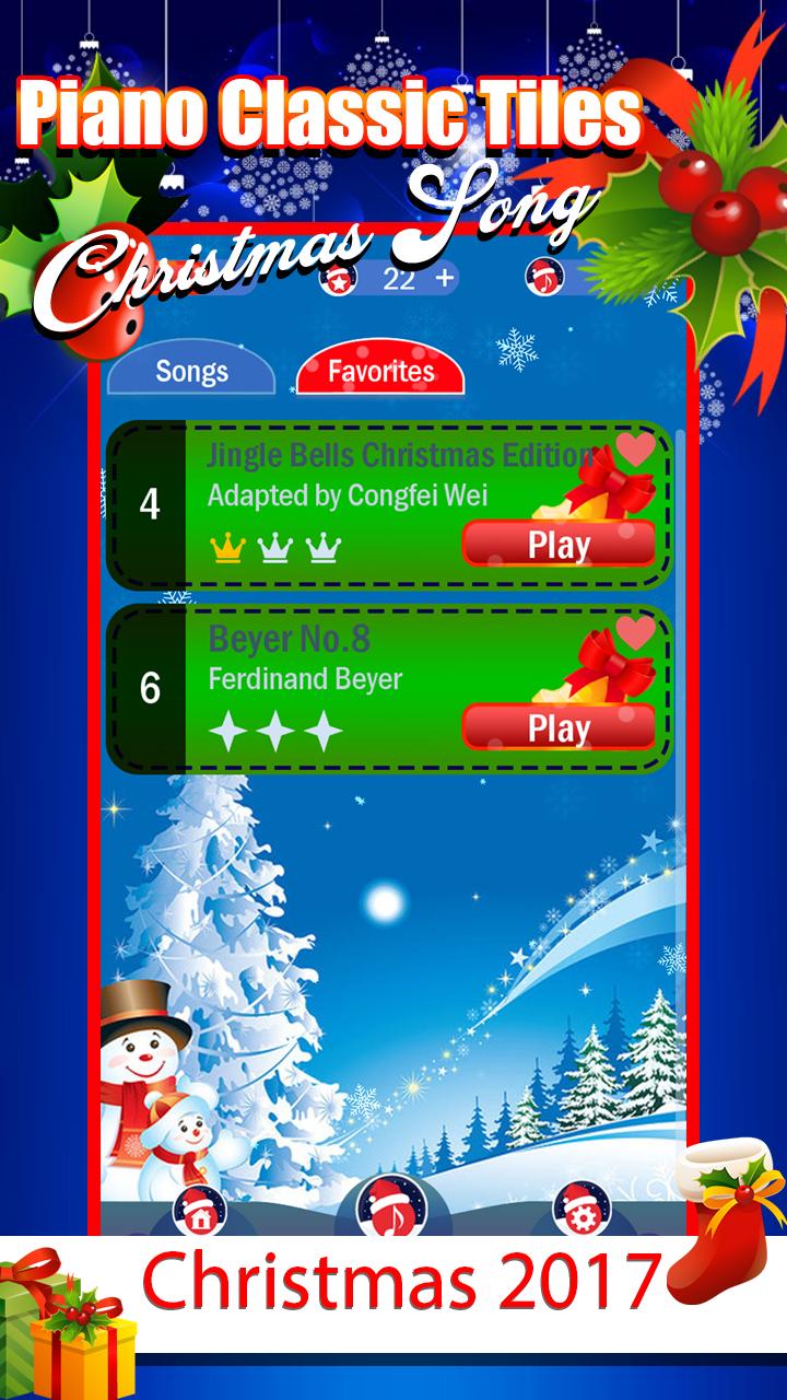 Piano Christmas Tiles