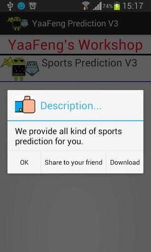 sport prediction