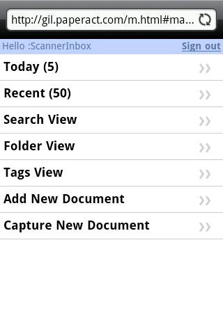 PaperAct Scan Upload PDF cloud