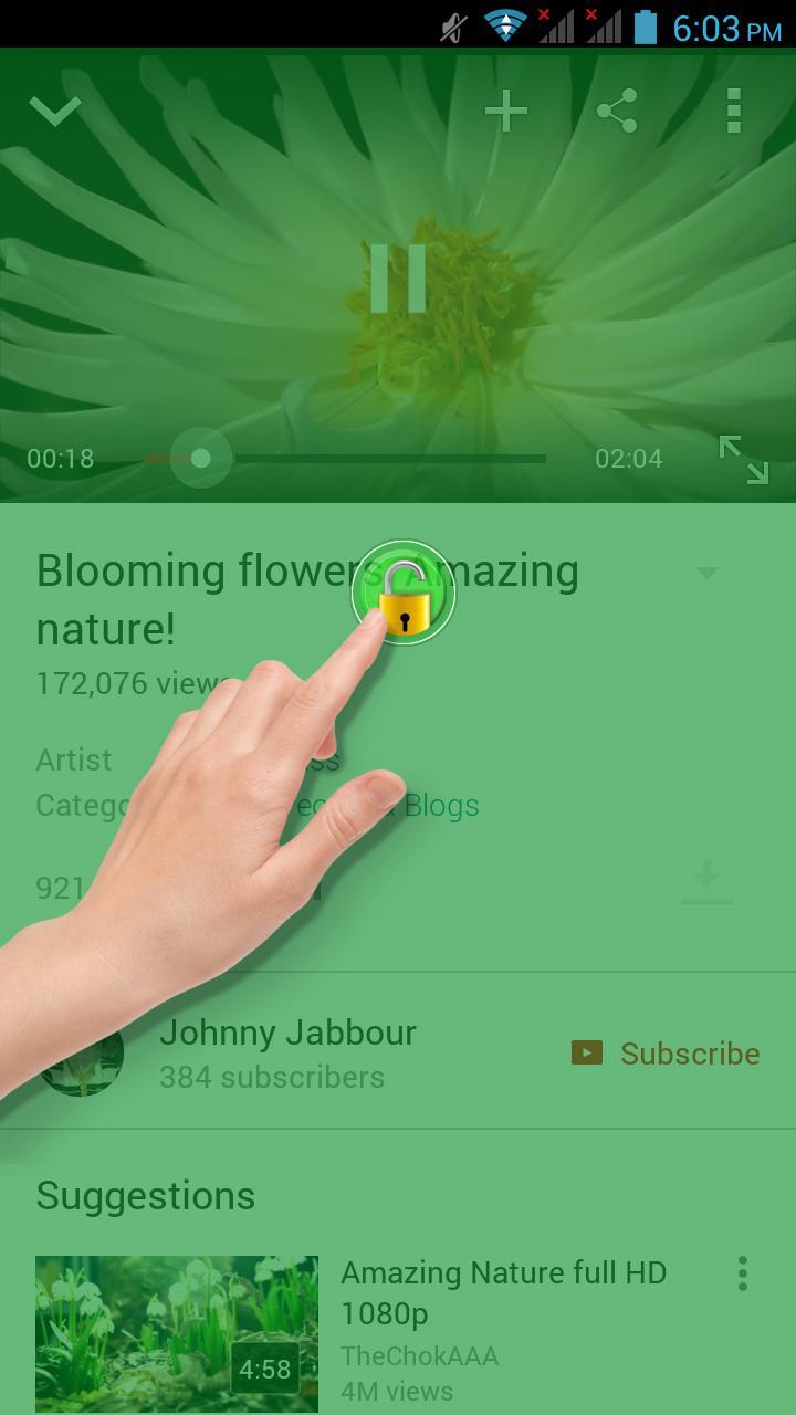 Touch Blocker/touch freeze