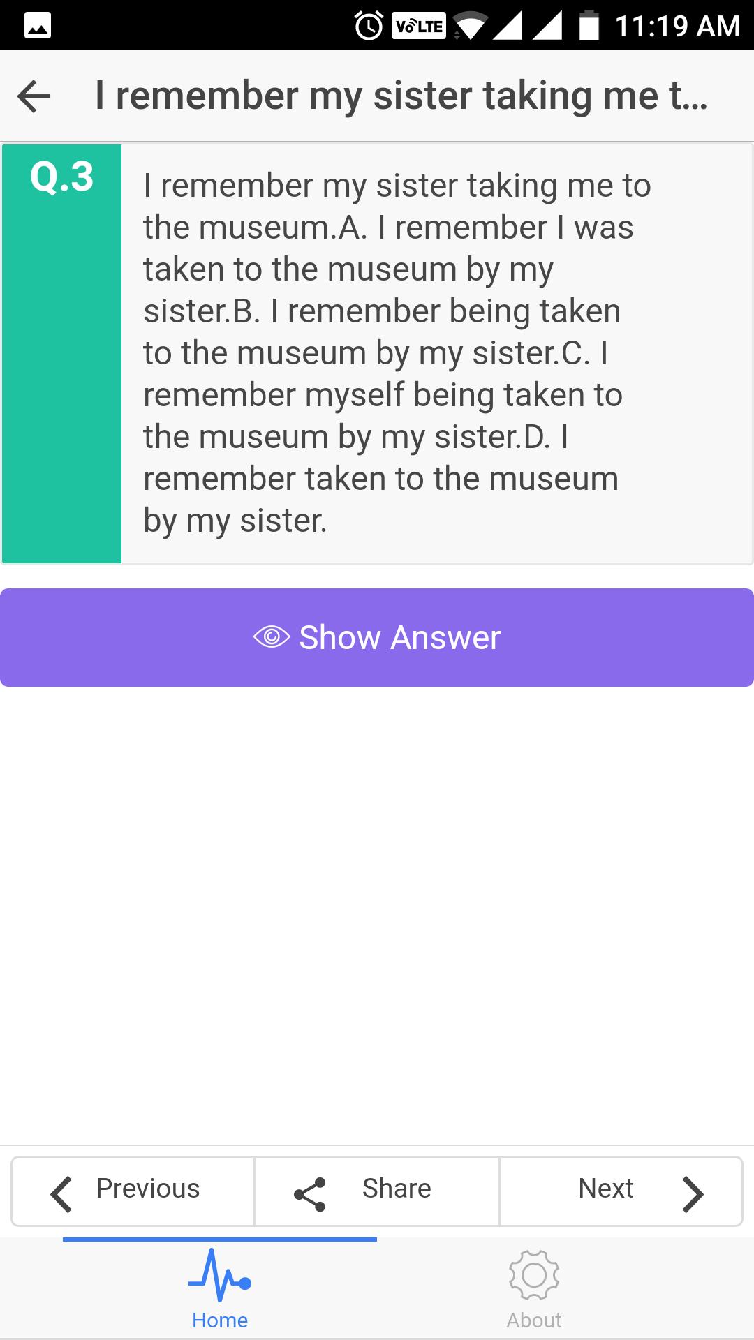 Verbal Reasoning Questions