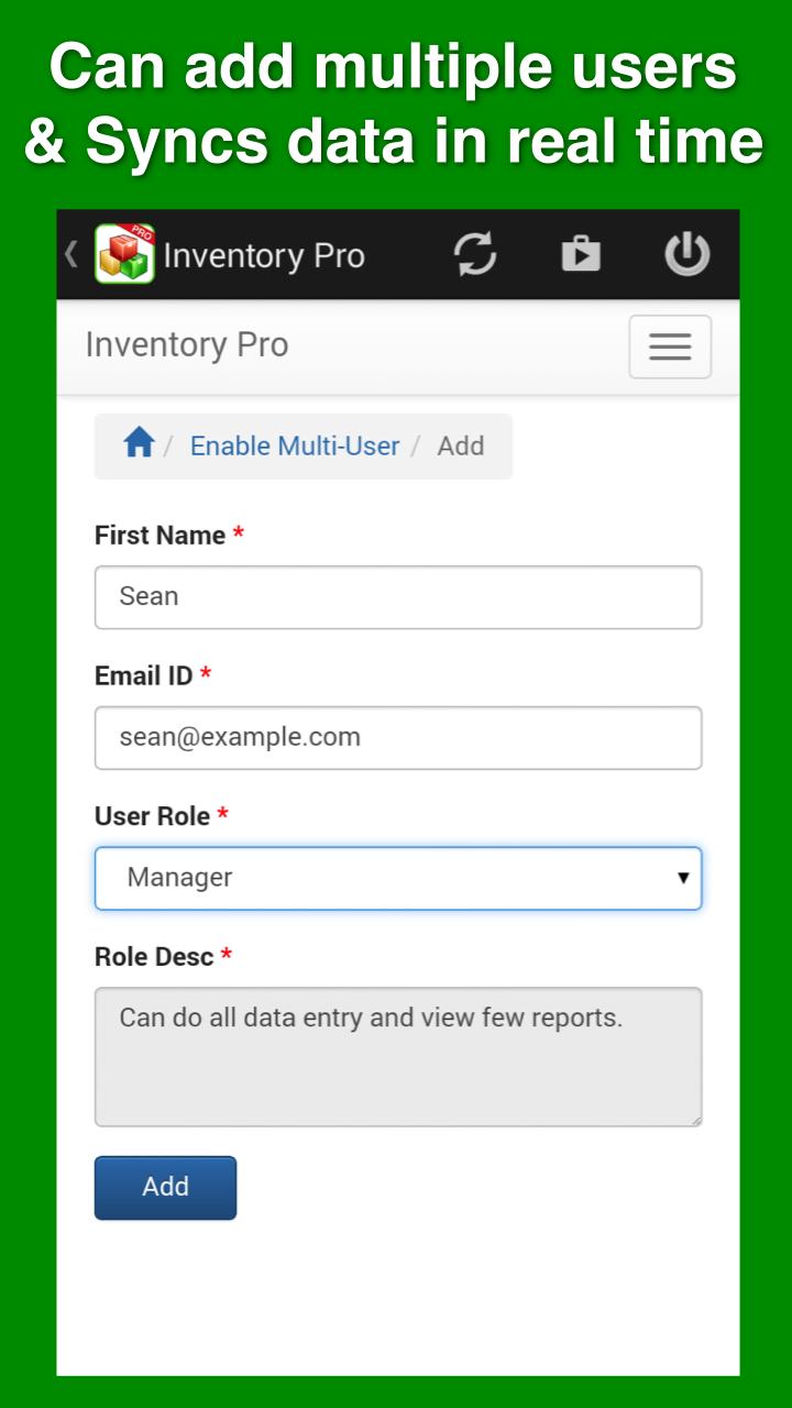 Inventory, expense tracking an