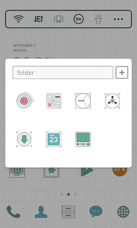 Architecture LINELauncherTheme