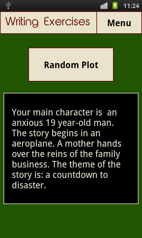 Writing Exercises and Prompts