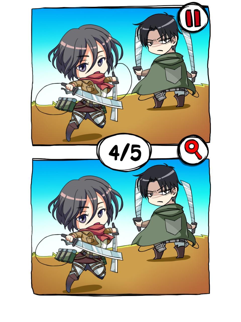 Find The Difference: Anime