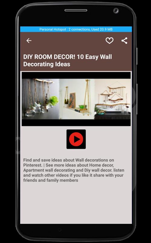 DIY Wall Decorating Ideas