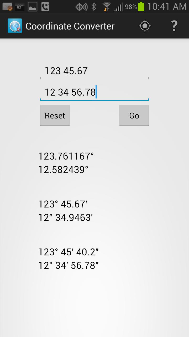 Coordinate Converter