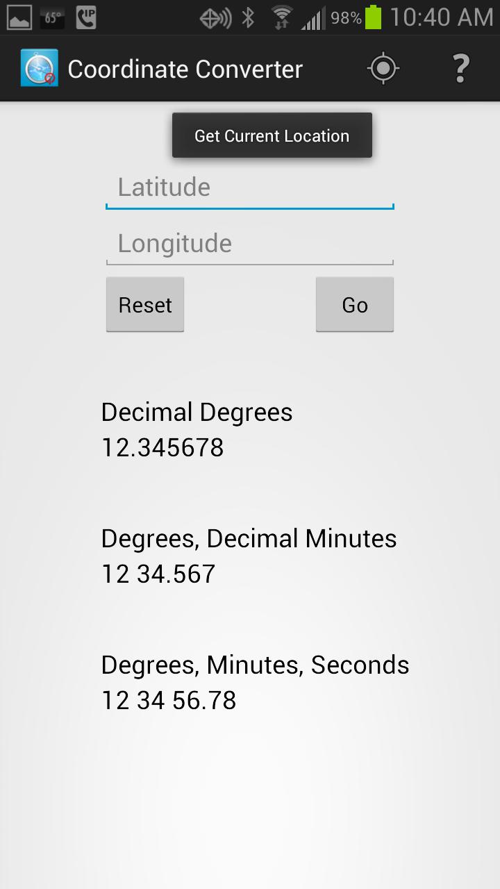 Coordinate Converter