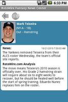 RotoWire Fantasy News Center