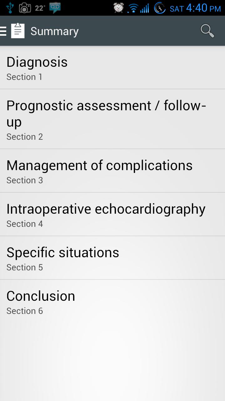 EACVI Recommendations