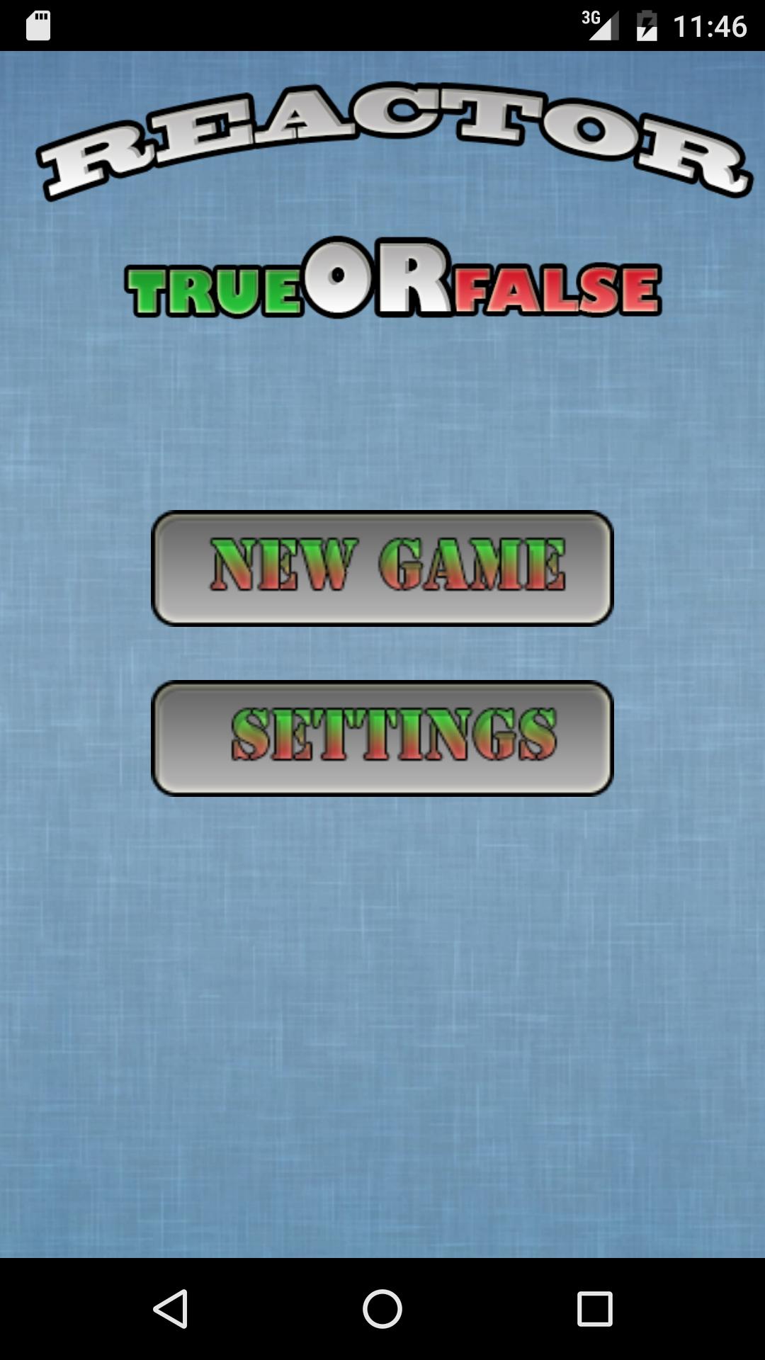 2 Player Reactor True or False