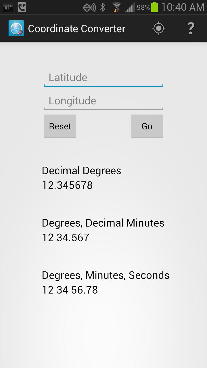 Coordinate Converter