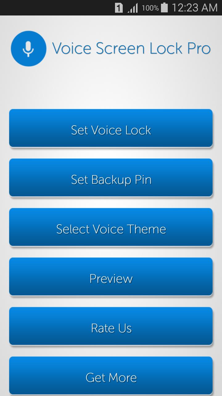 Voice Screen Lock Pro