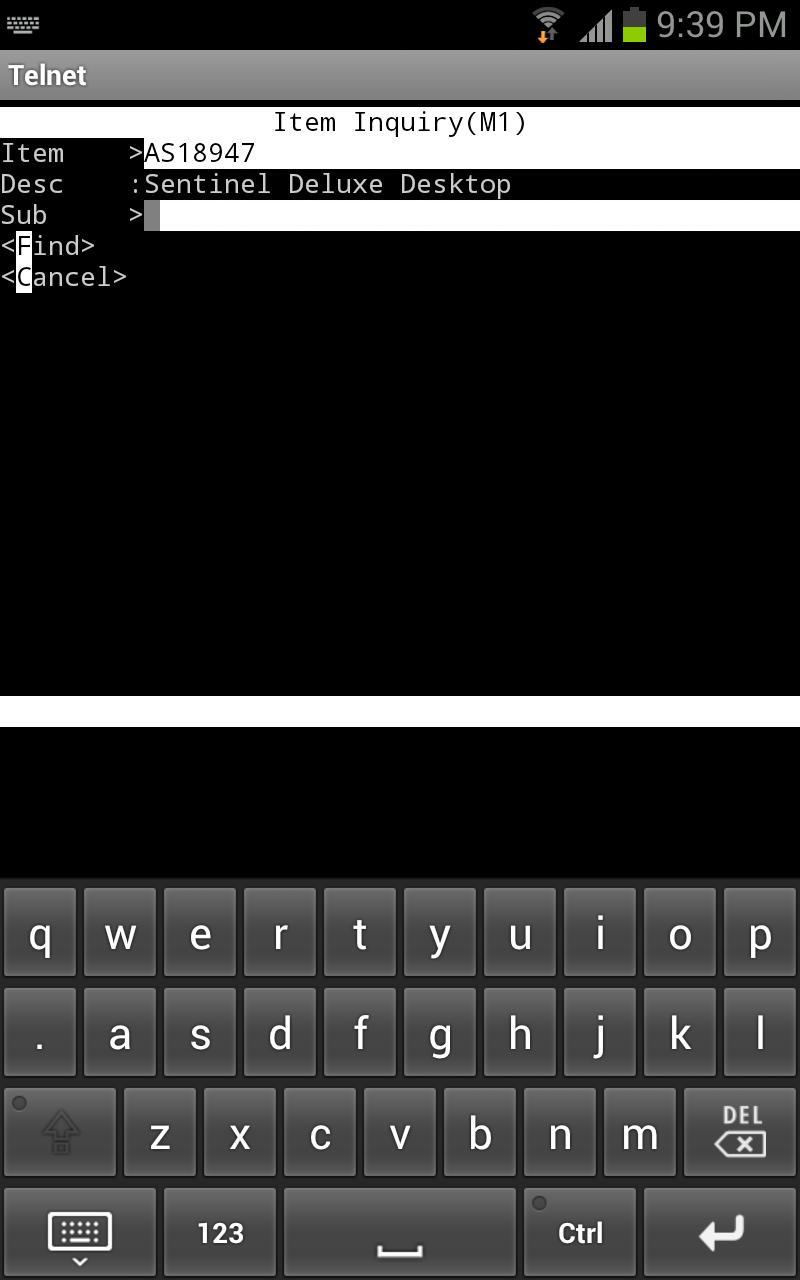 Telnet Client for Oracle MSCA