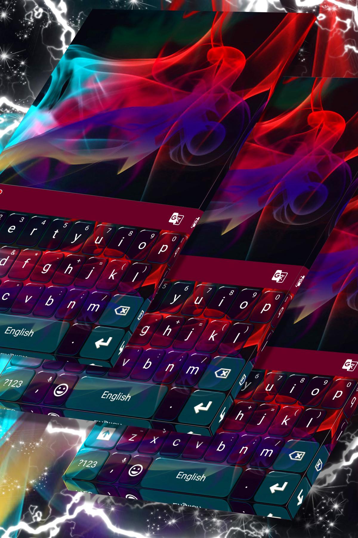 Neon Smoke Keyboard For Sony