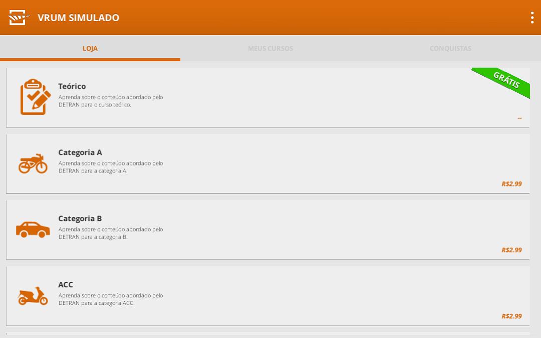 VRUM Simulado DETRAN