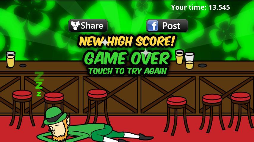 St Patrick's Day: Drunk Leprechaun