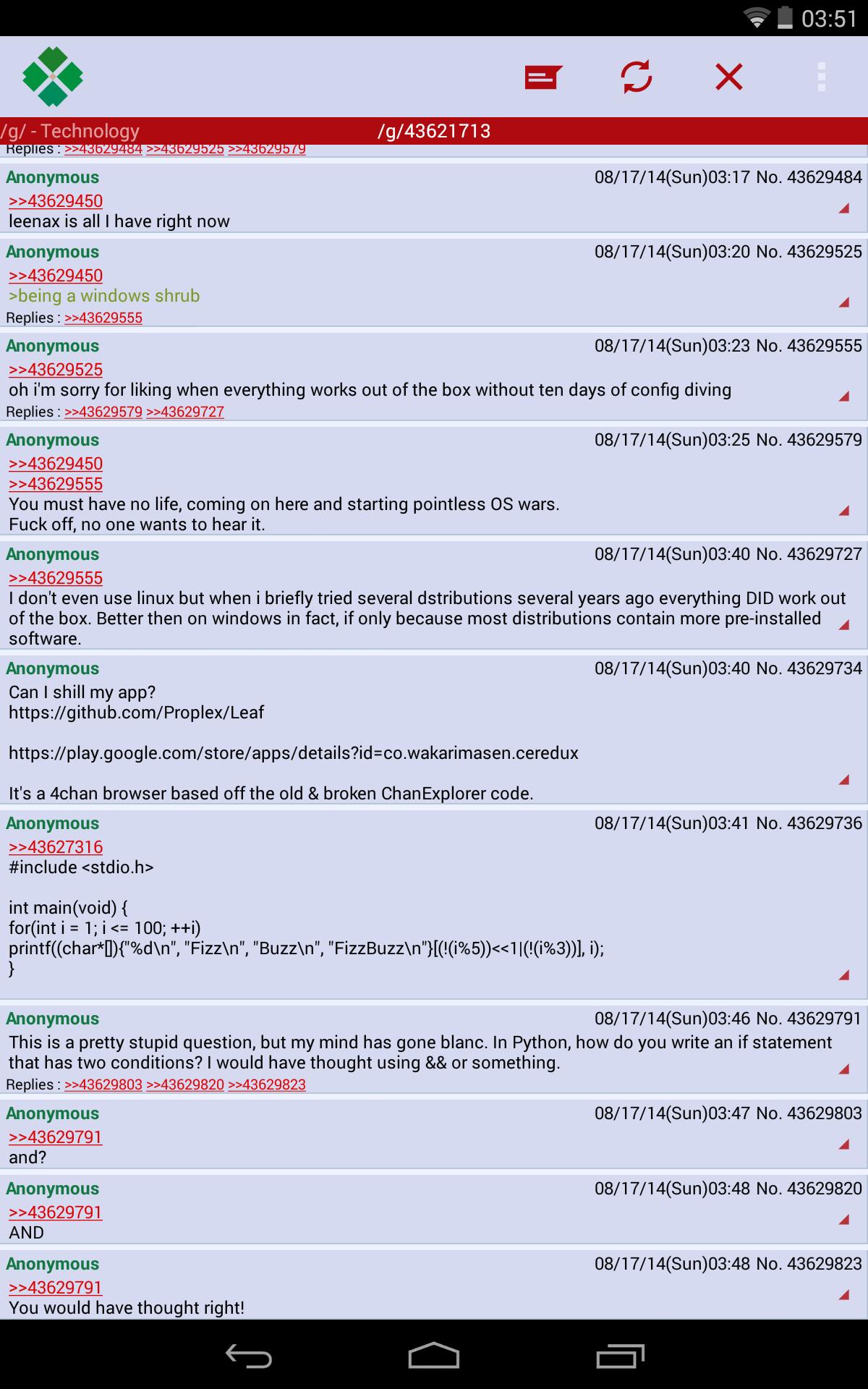 Leaf - 4Chan Browser