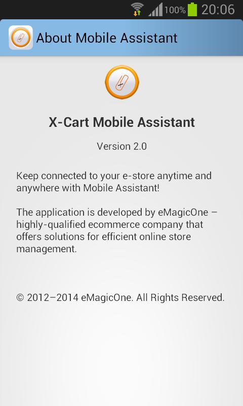 X-Cart Mobile Assistant