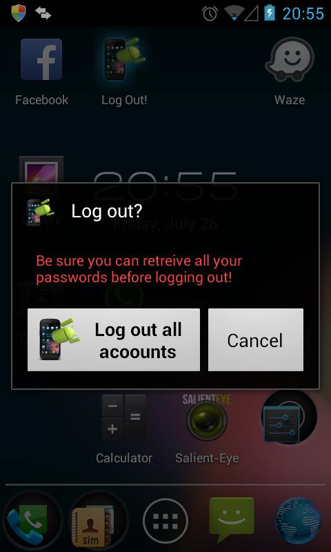 Log Out!