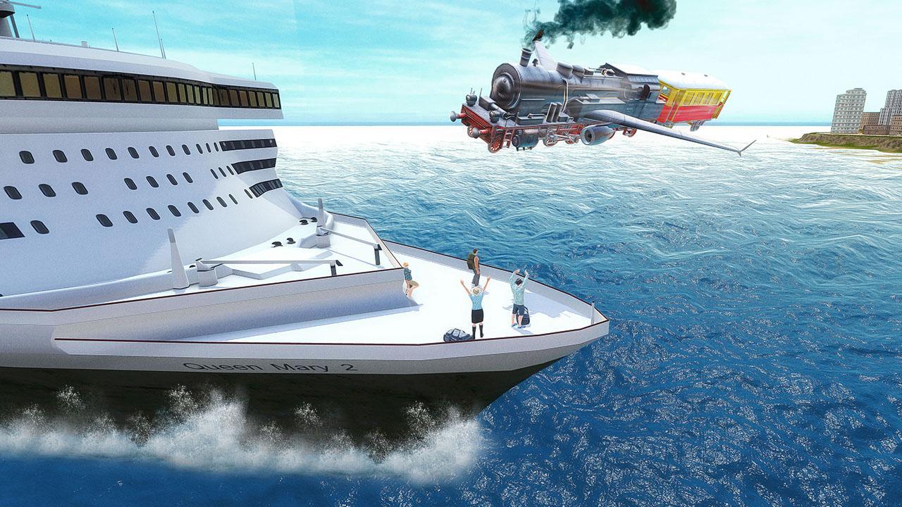 Flying Tourist Train Simulator