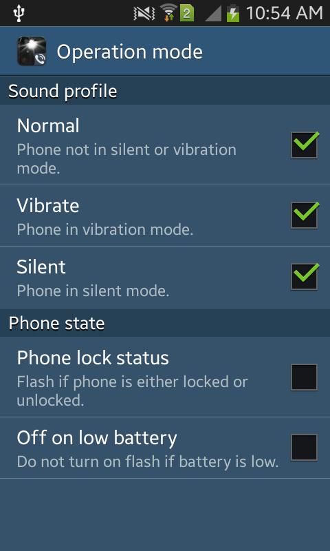 Call Flash Light App