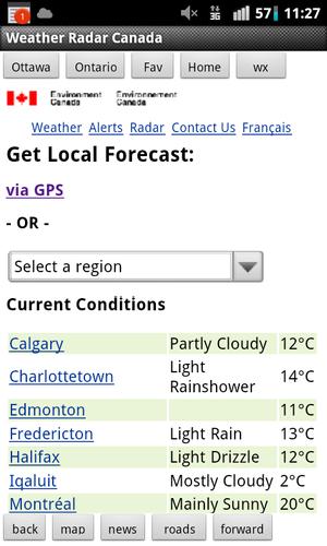 Weather Radar Canada