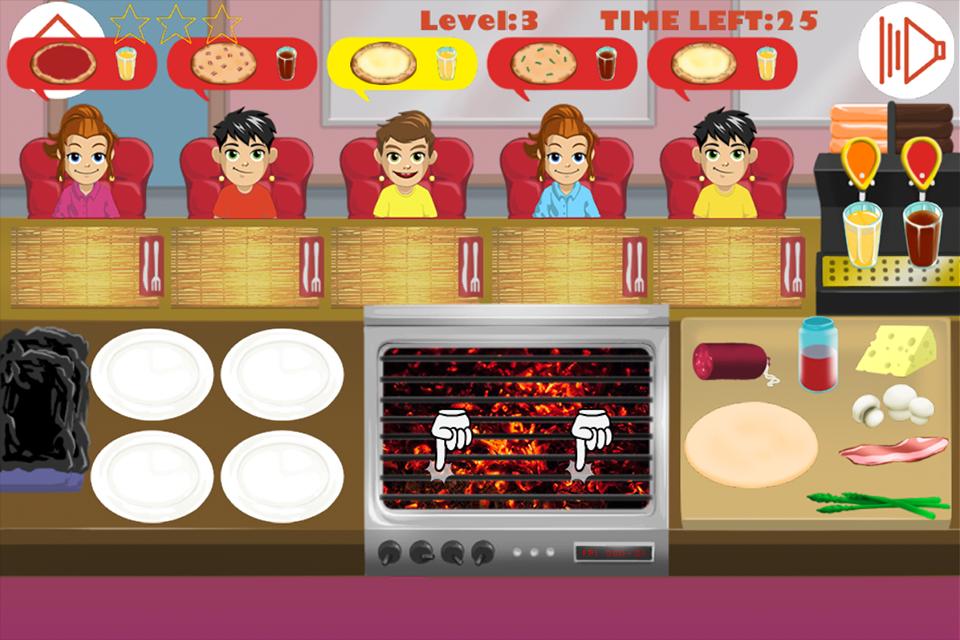 Pizza cooking game