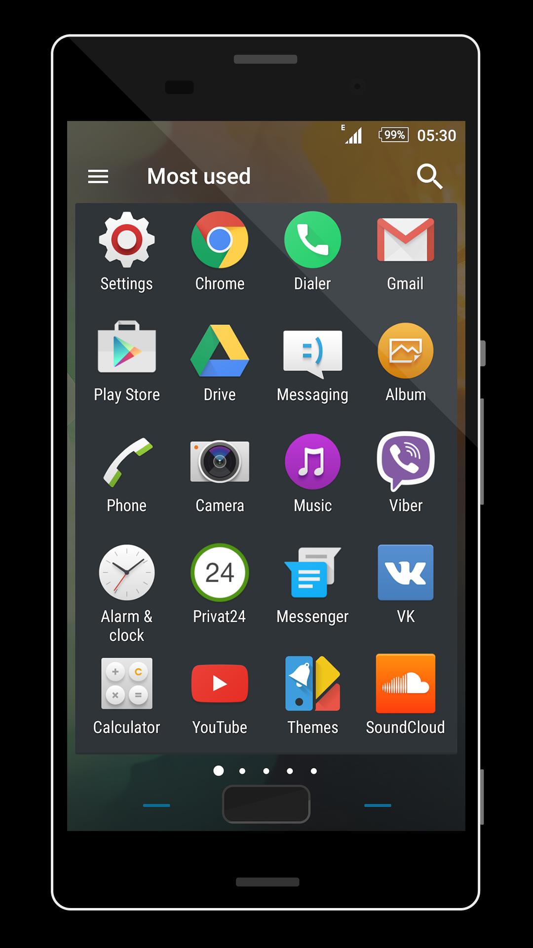 Theme OnePlus Two (OxygenOS)