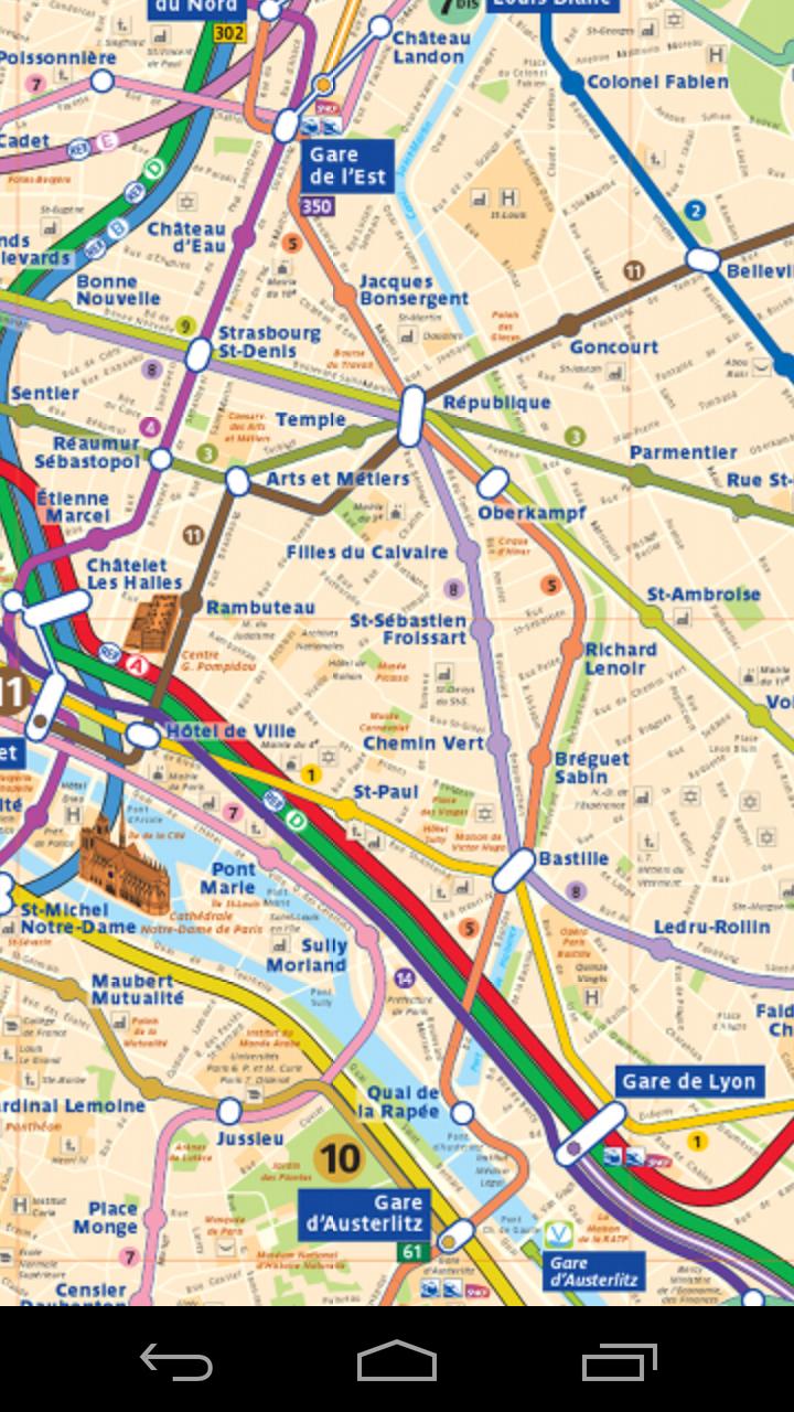 Paris Metro Map