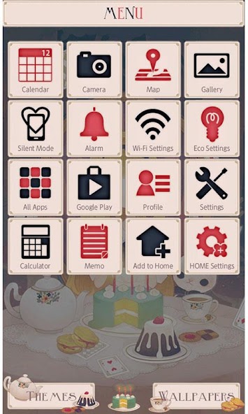 Alice's Tea Party Wallpaper