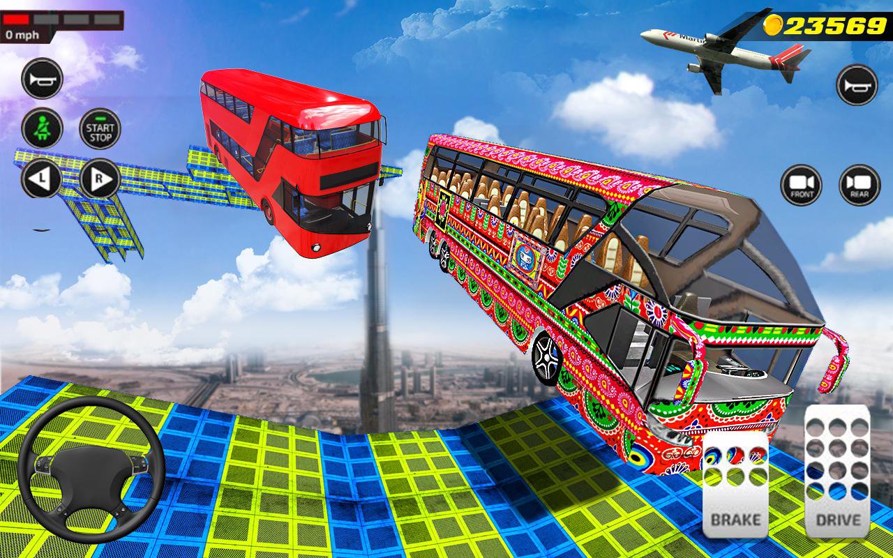 Bus Impossible Tracks Stunt Racing 3D Coach Driver