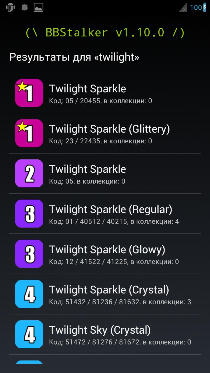 BBStalker - MLP figures guide