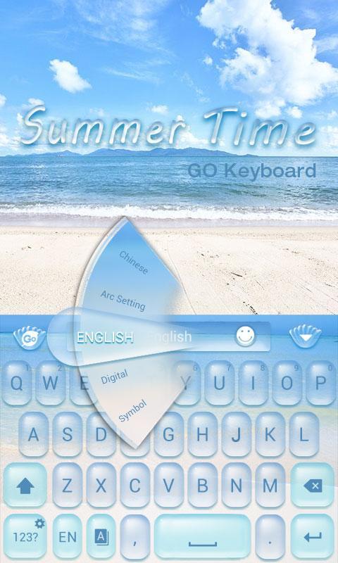 Summer Time GO Keyboard Theme
