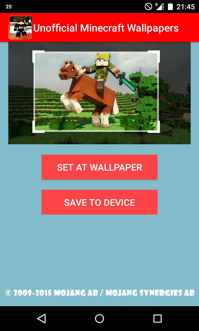 Unofficial Minecraft Wallpaper