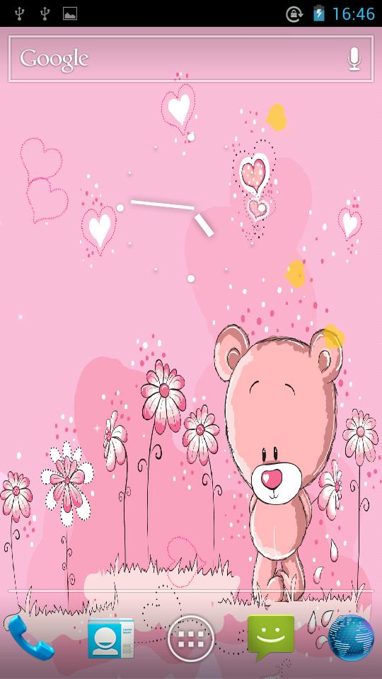 Cute Teddy Bear Live Wallpaper
