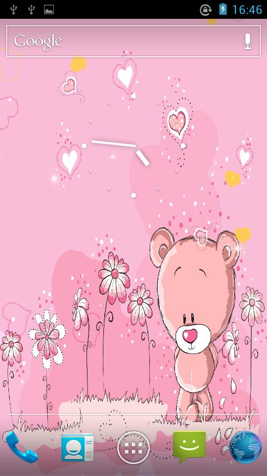 Cute Teddy Bear Live Wallpaper
