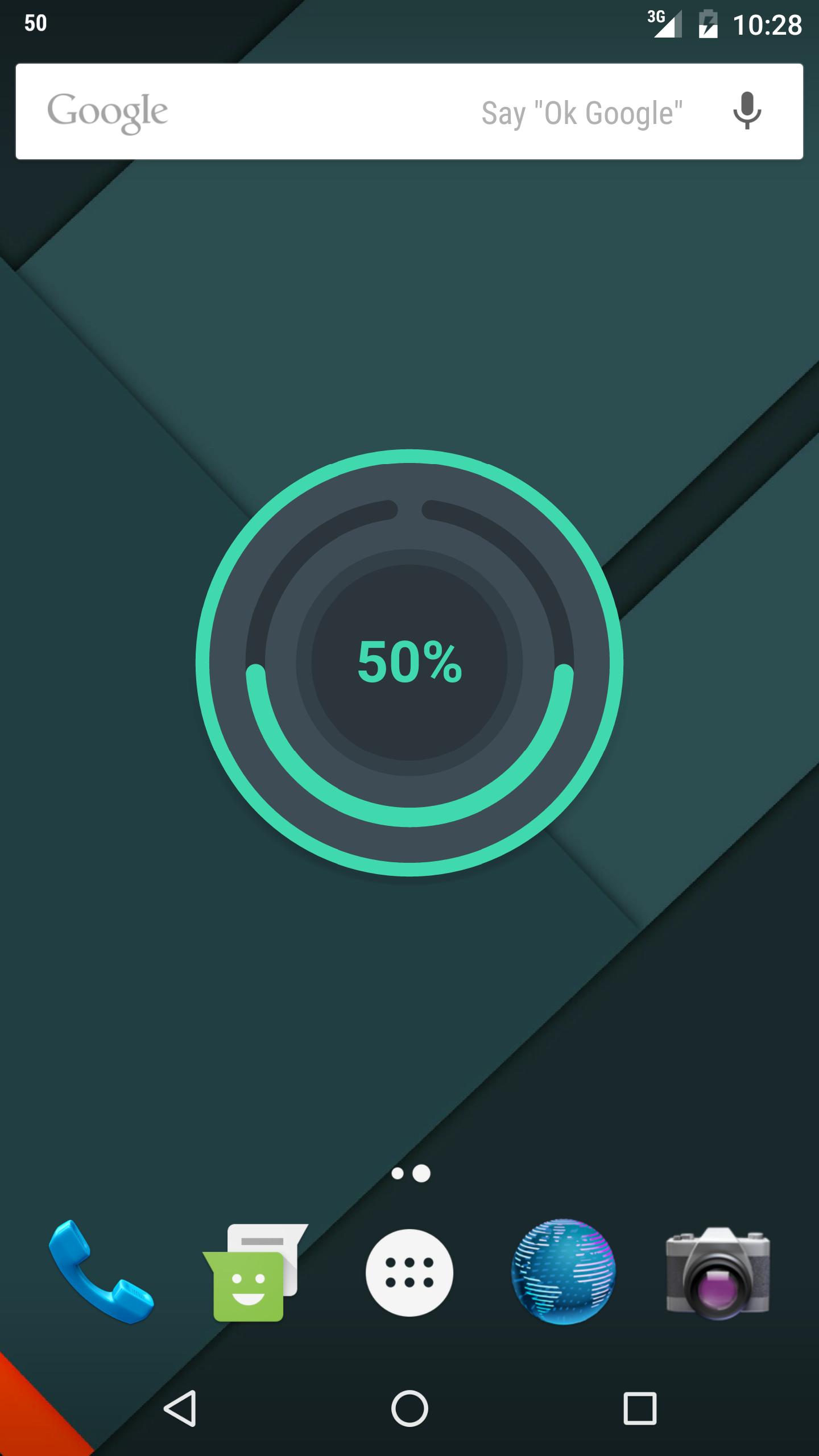 Beautiful Battery Disc Widget